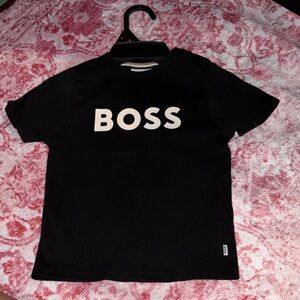 Boss Black Tee with Bold Logo